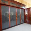Cửa Đi Lưới Xếp Chống Muỗi Cao Cấp Không Ray